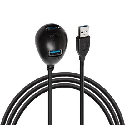 2 porte USB 3.0 forlængerkabel