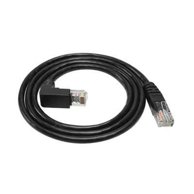 Nedadgående 90 graders vinkel RJ45 LAN netværkskabel